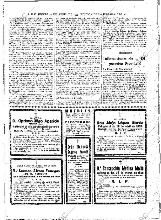 ABC MADRID 27-04-1939 página 10