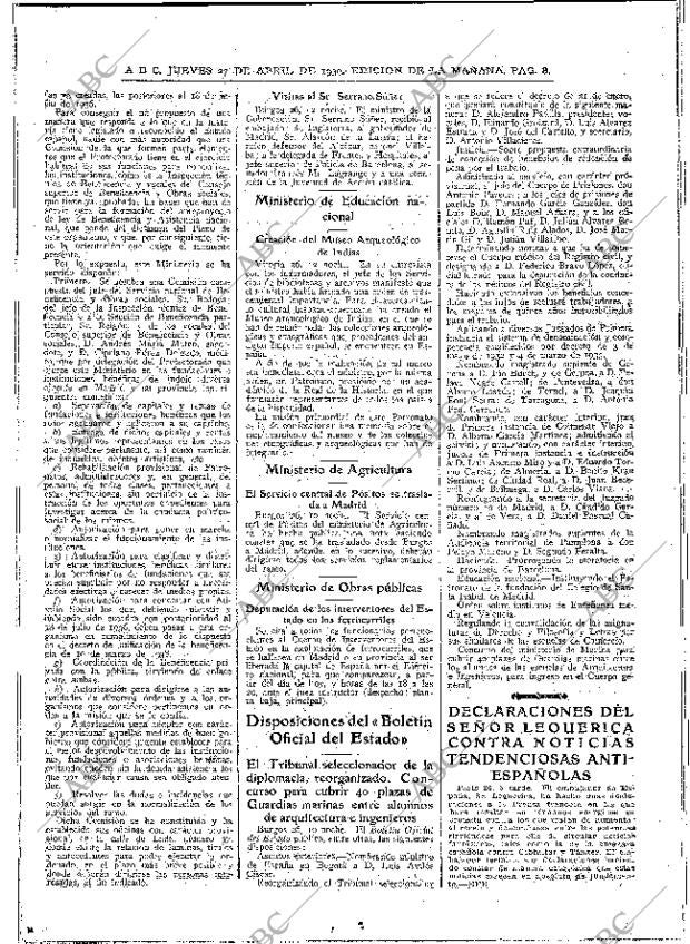 ABC MADRID 27-04-1939 página 8