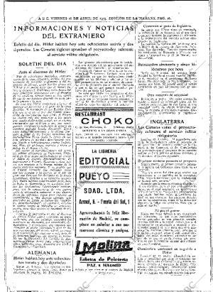 ABC MADRID 28-04-1939 página 16