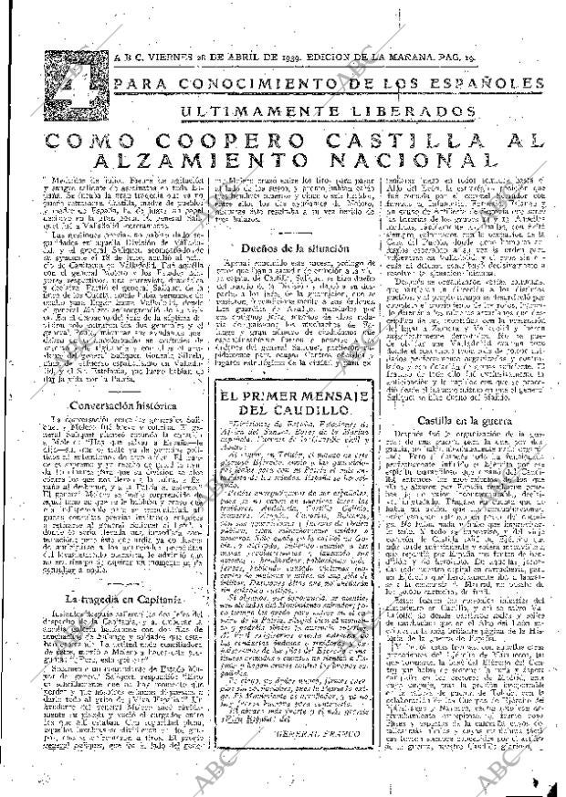 ABC MADRID 28-04-1939 página 19