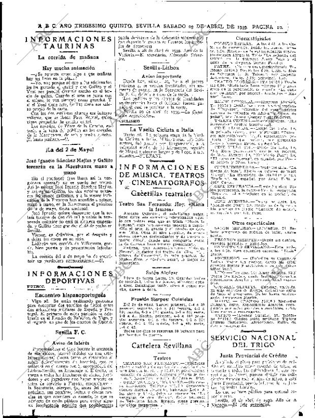 ABC SEVILLA 29-04-1939 página 18