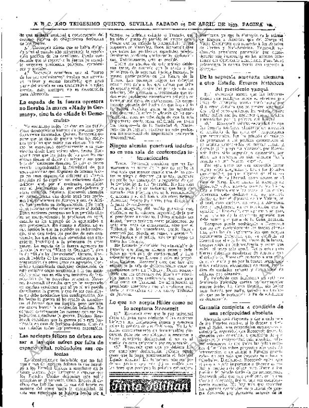 ABC SEVILLA 29-04-1939 página 8