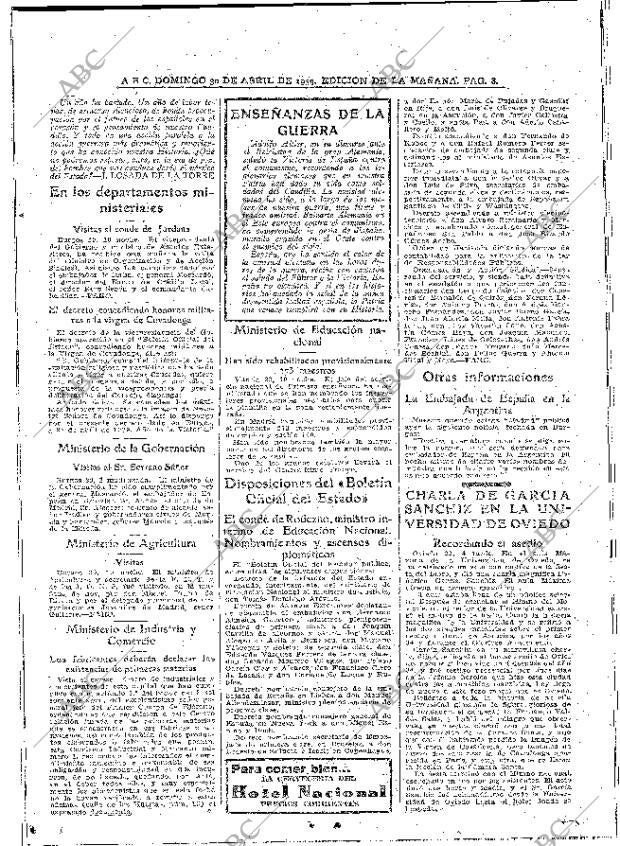 ABC MADRID 30-04-1939 página 8