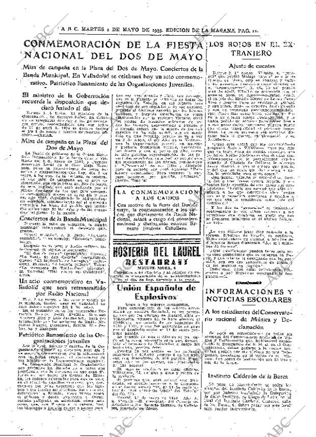 ABC MADRID 02-05-1939 página 11