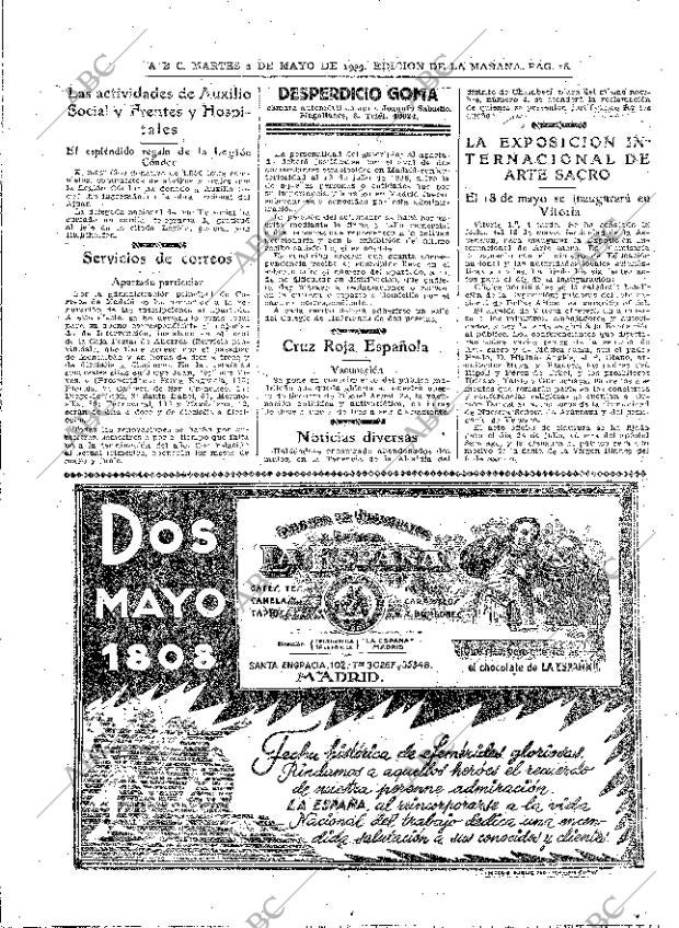 ABC MADRID 02-05-1939 página 16