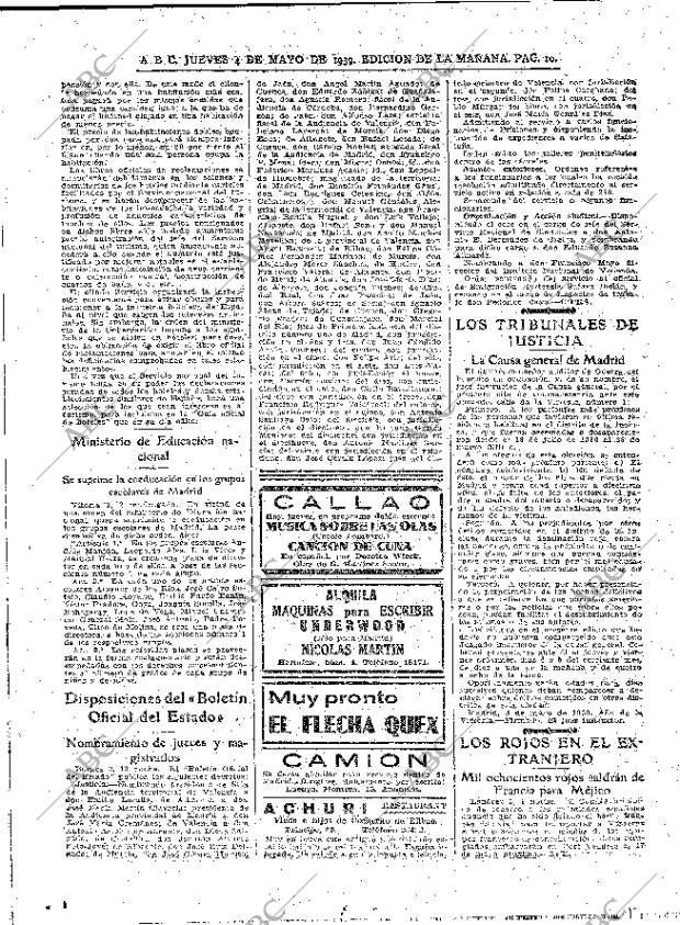 ABC MADRID 04-05-1939 página 10