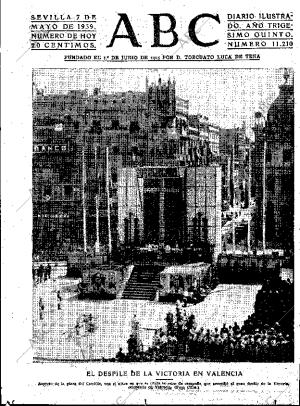 ABC SEVILLA 07-05-1939 página 1