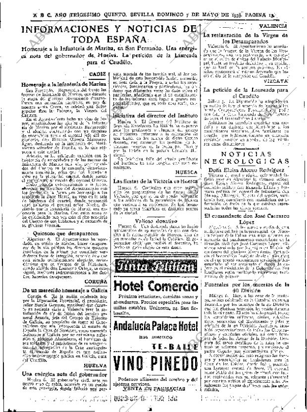 ABC SEVILLA 07-05-1939 página 13