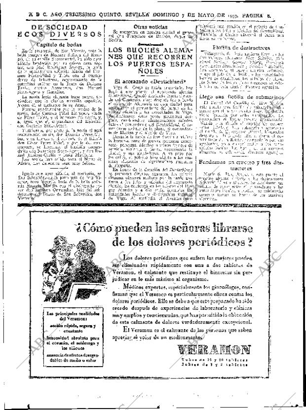 ABC SEVILLA 07-05-1939 página 8