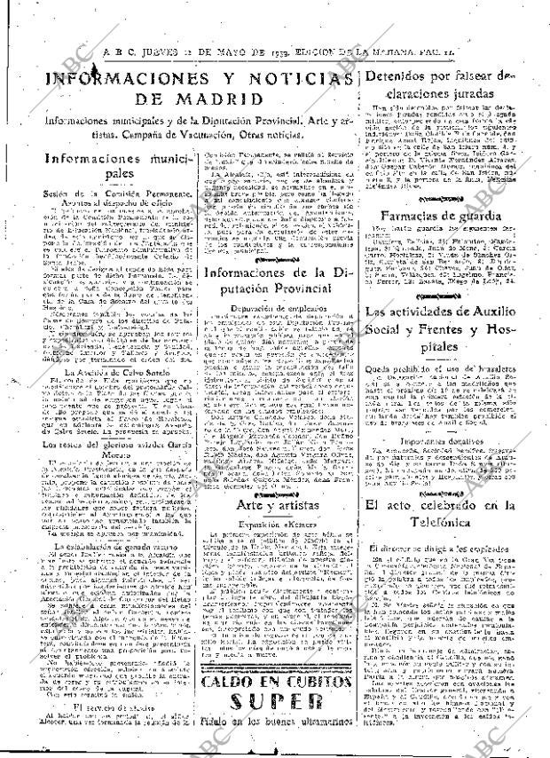 ABC MADRID 11-05-1939 página 11