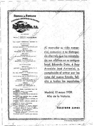 ABC MADRID 11-05-1939 página 2