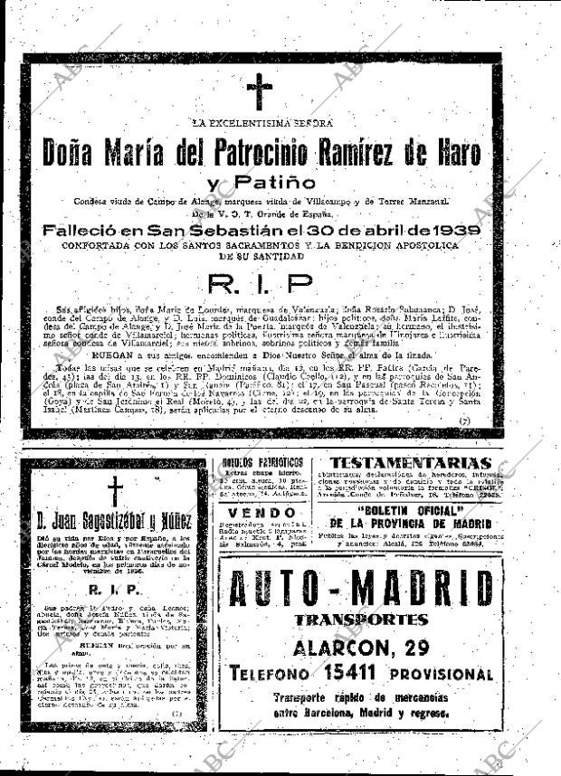ABC MADRID 11-05-1939 página 27