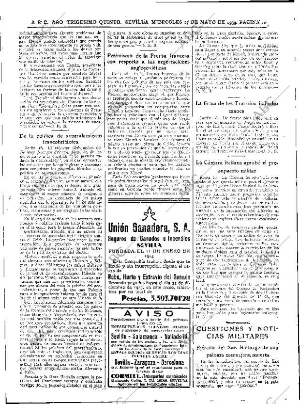 ABC SEVILLA 17-05-1939 página 10