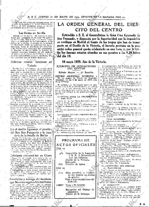 ABC MADRID 18-05-1939 página 11