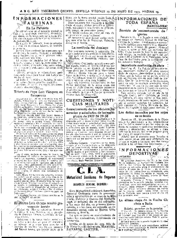 ABC SEVILLA 19-05-1939 página 15