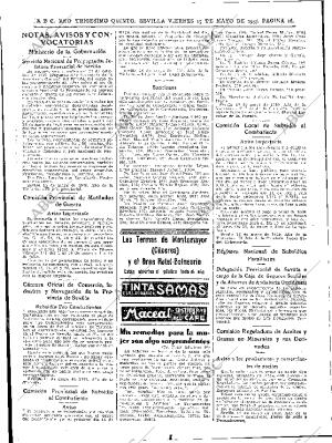 ABC SEVILLA 19-05-1939 página 16