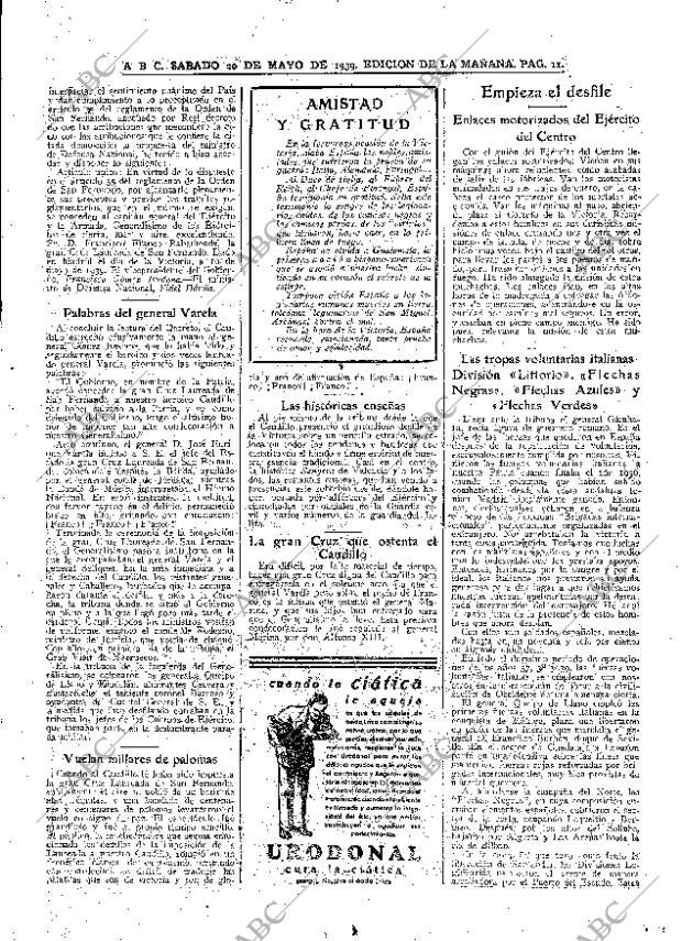 ABC MADRID 20-05-1939 página 11