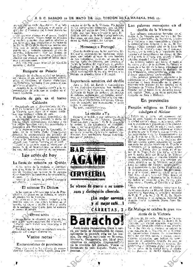 ABC MADRID 20-05-1939 página 17