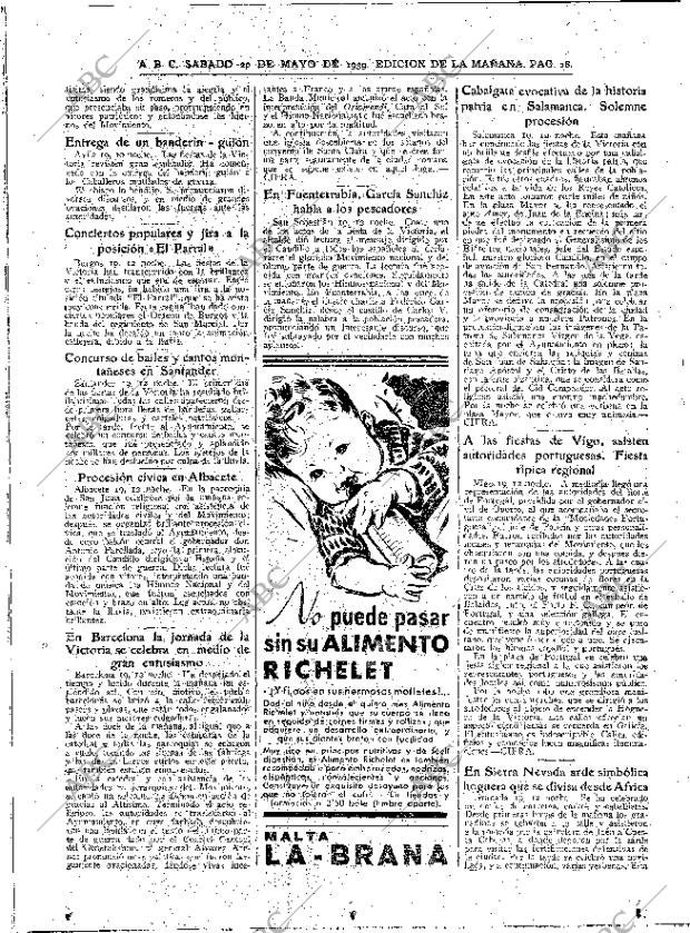 ABC MADRID 20-05-1939 página 18