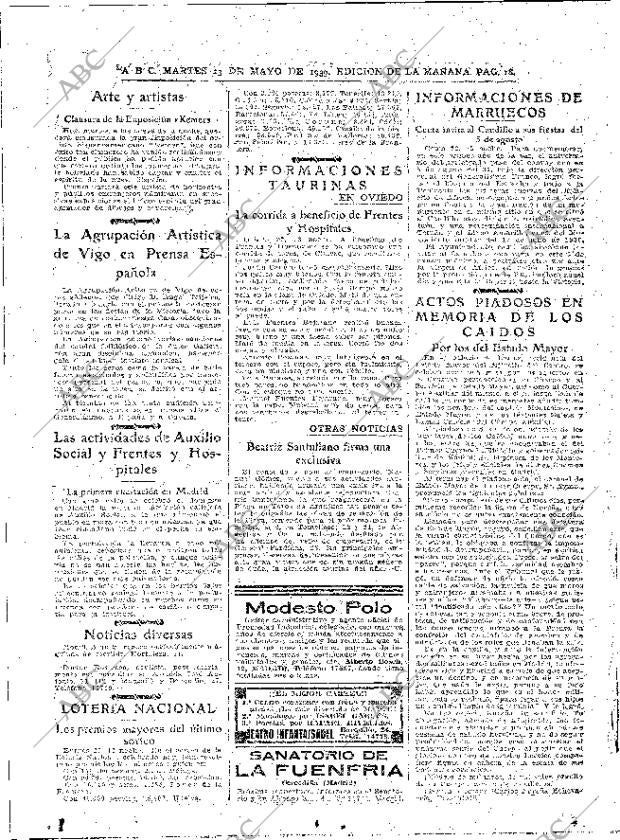 ABC MADRID 23-05-1939 página 18