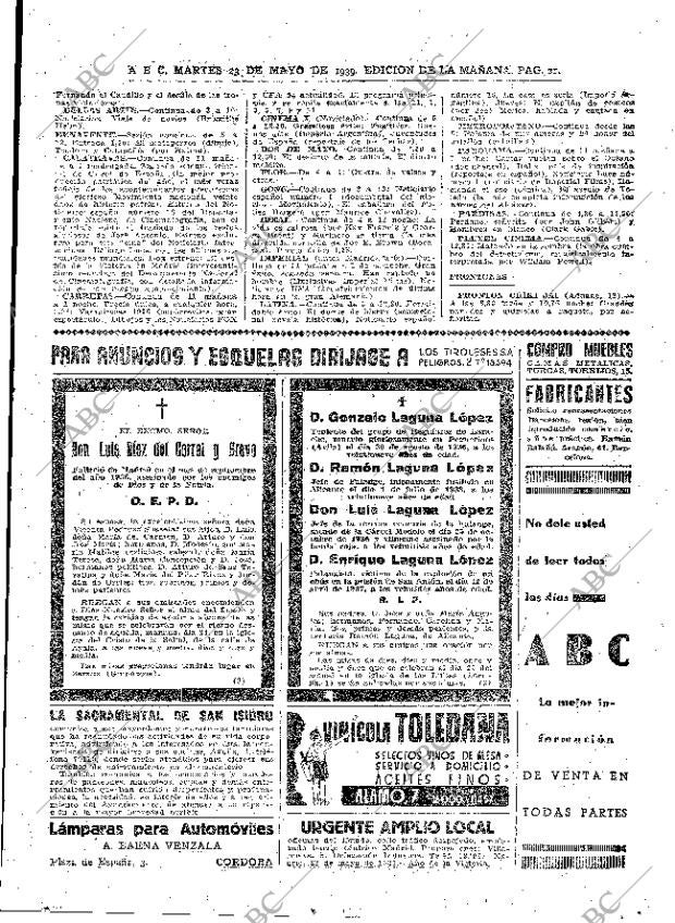 ABC MADRID 23-05-1939 página 21