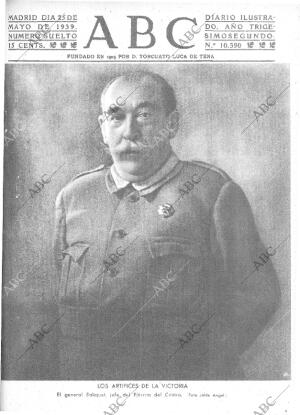 ABC MADRID 25-05-1939 página 1