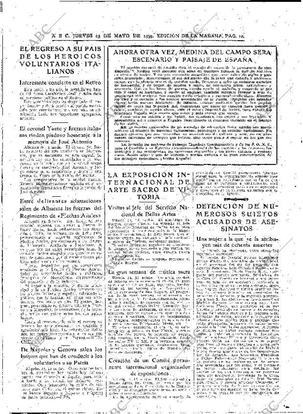 ABC MADRID 25-05-1939 página 10