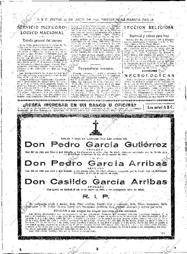 ABC MADRID 25-05-1939 página 18