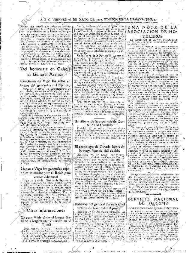 ABC MADRID 26-05-1939 página 12