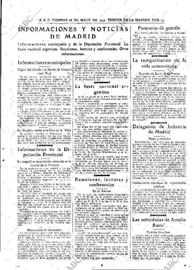 ABC MADRID 26-05-1939 página 13
