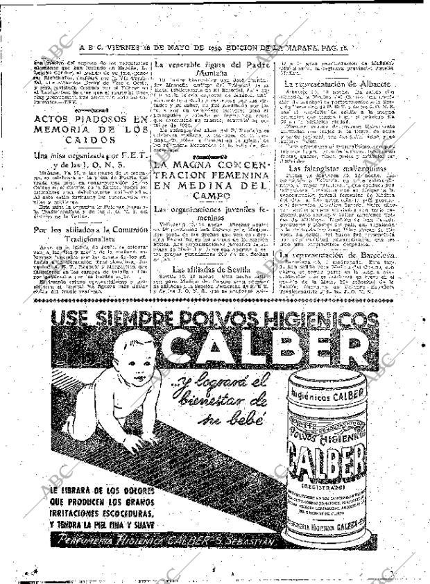 ABC MADRID 26-05-1939 página 16