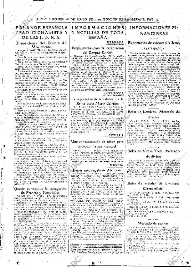 ABC MADRID 26-05-1939 página 19