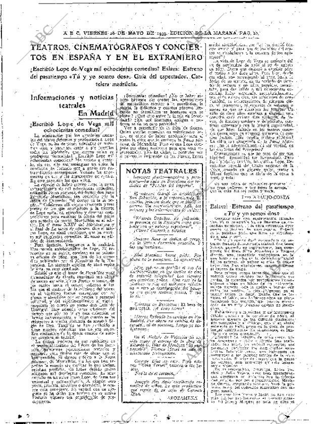 ABC MADRID 26-05-1939 página 20