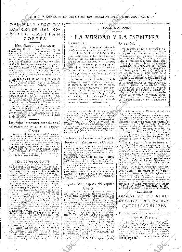 ABC MADRID 26-05-1939 página 9
