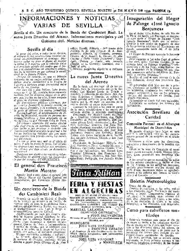 ABC SEVILLA 30-05-1939 página 13