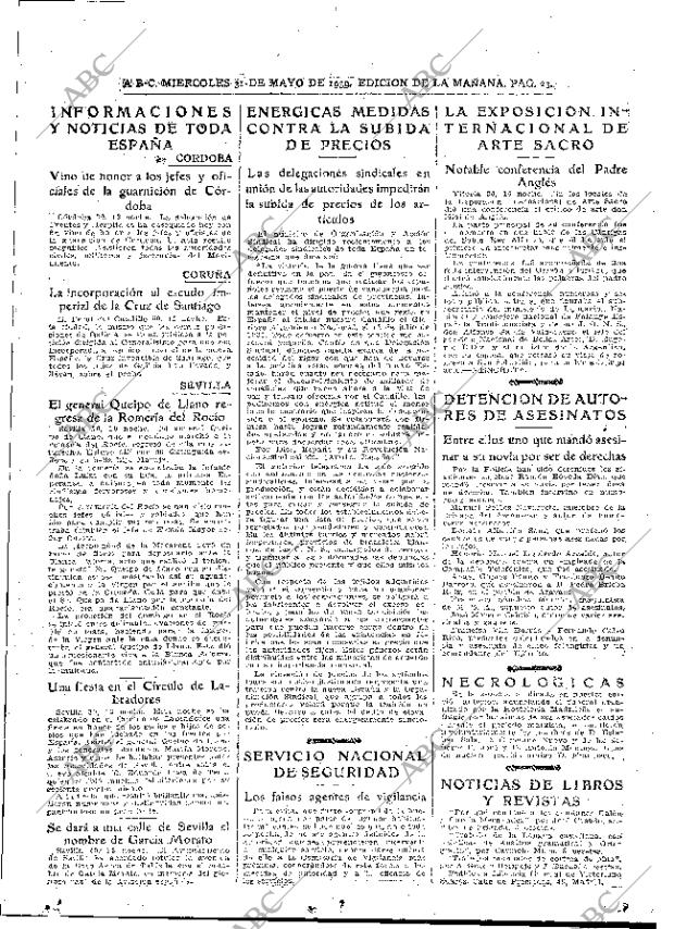 ABC MADRID 31-05-1939 página 23