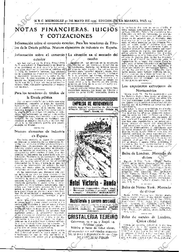 ABC MADRID 31-05-1939 página 25