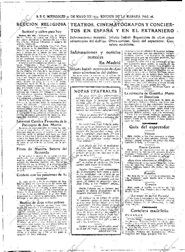 ABC MADRID 31-05-1939 página 26