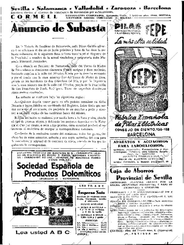 ABC SEVILLA 31-05-1939 página 19