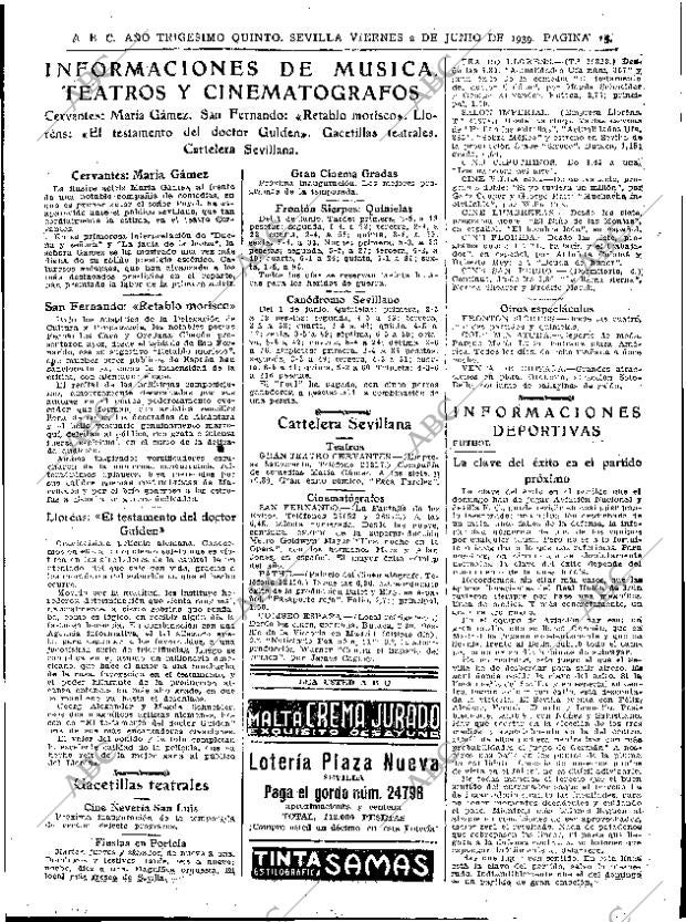 ABC SEVILLA 02-06-1939 página 15