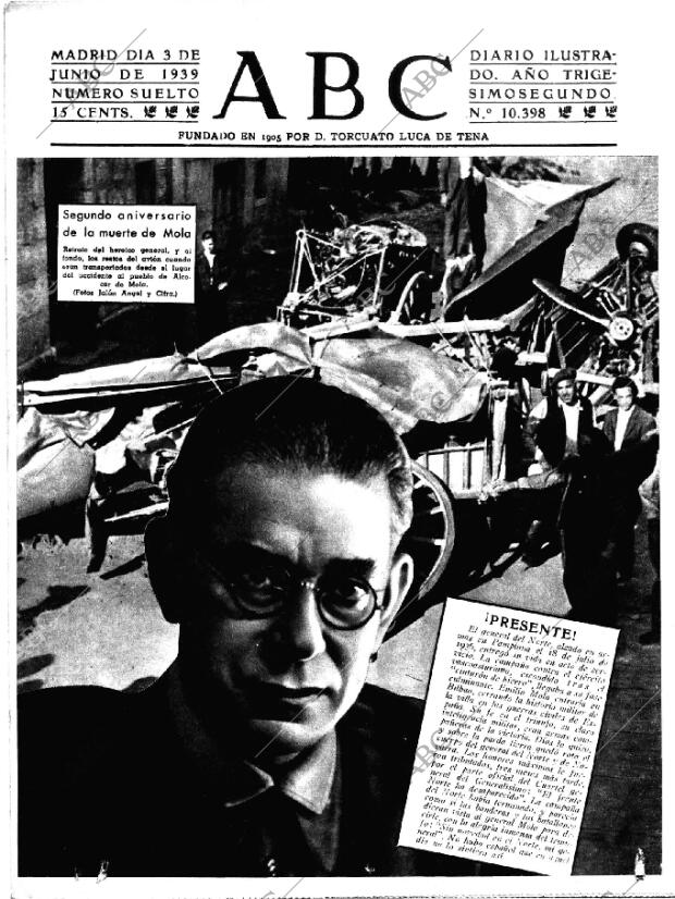 ABC MADRID 03-06-1939 página 1