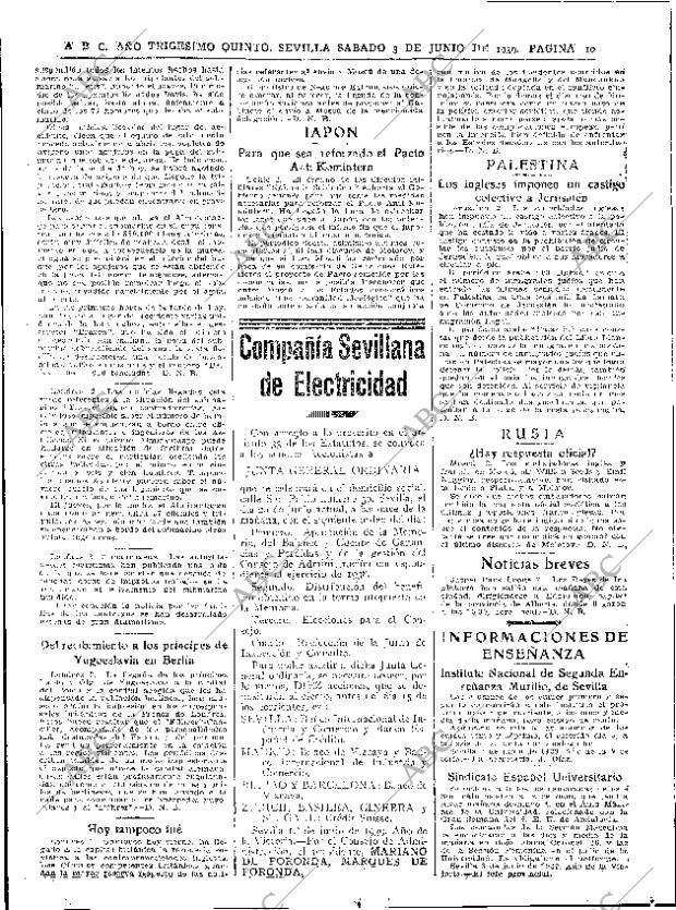 ABC SEVILLA 03-06-1939 página 10