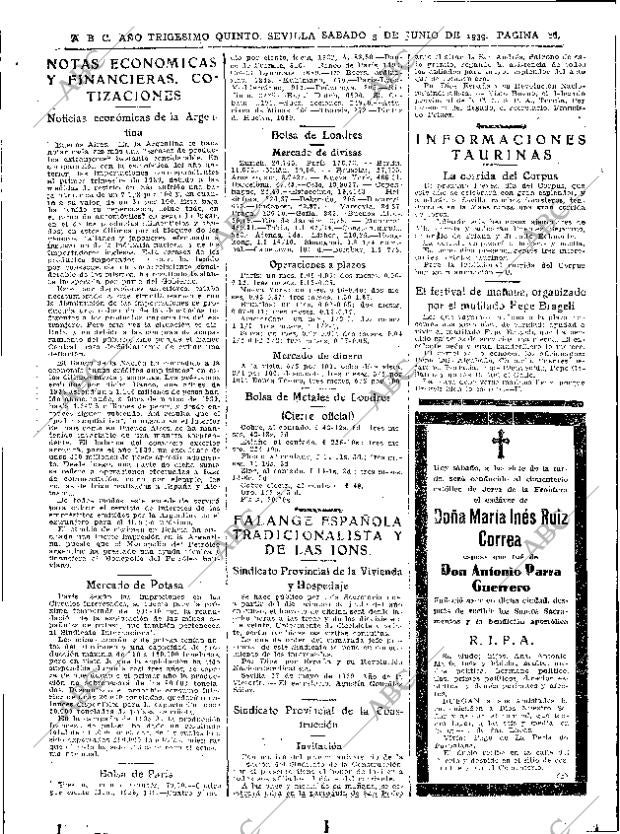 ABC SEVILLA 03-06-1939 página 14