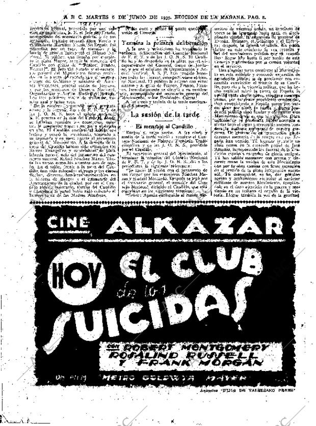 ABC MADRID 06-06-1939 página 8