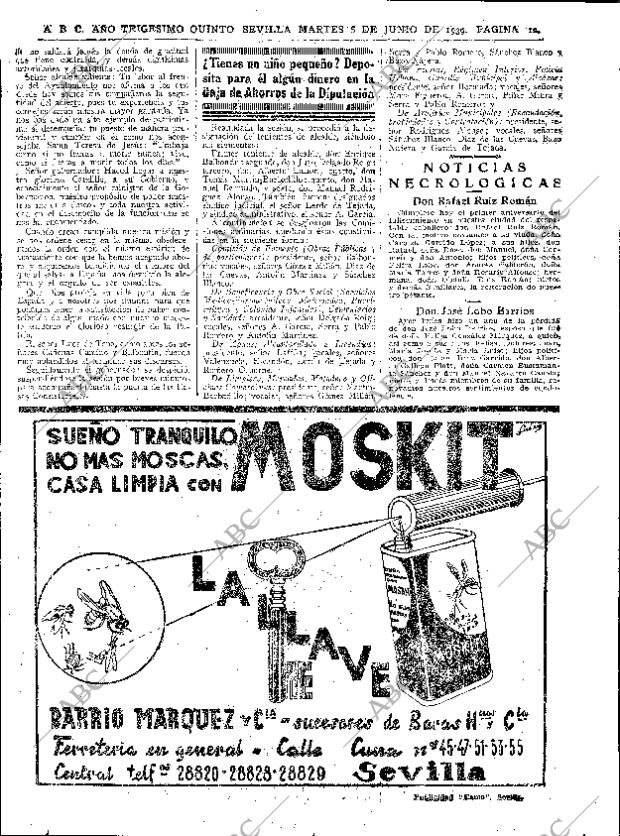 ABC SEVILLA 06-06-1939 página 10