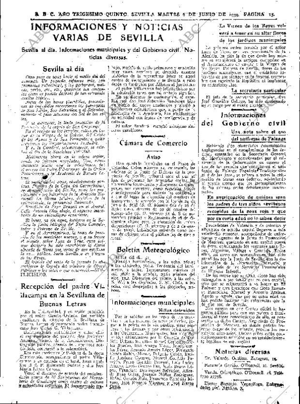 ABC SEVILLA 06-06-1939 página 13