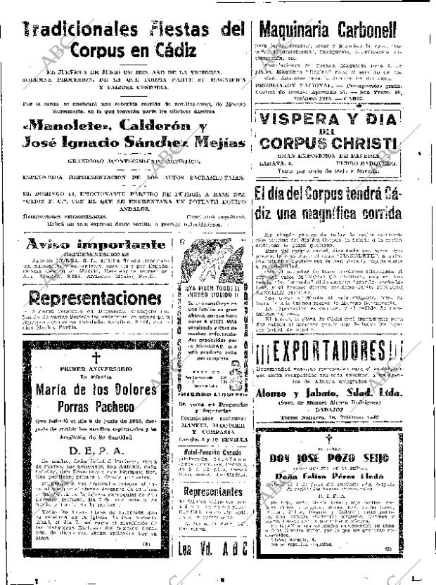ABC SEVILLA 06-06-1939 página 18