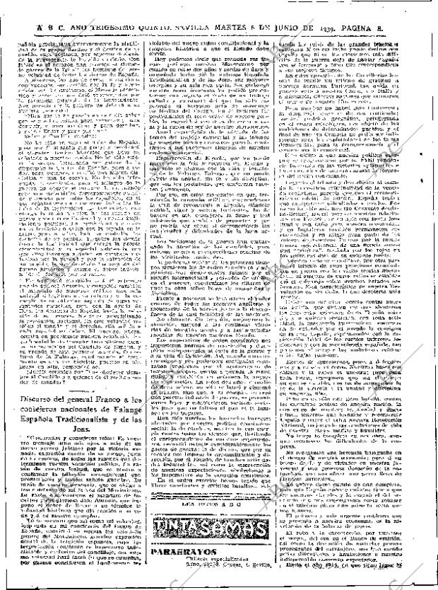 ABC SEVILLA 06-06-1939 página 6