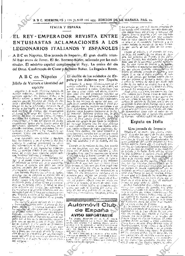 ABC MADRID 07-06-1939 página 11