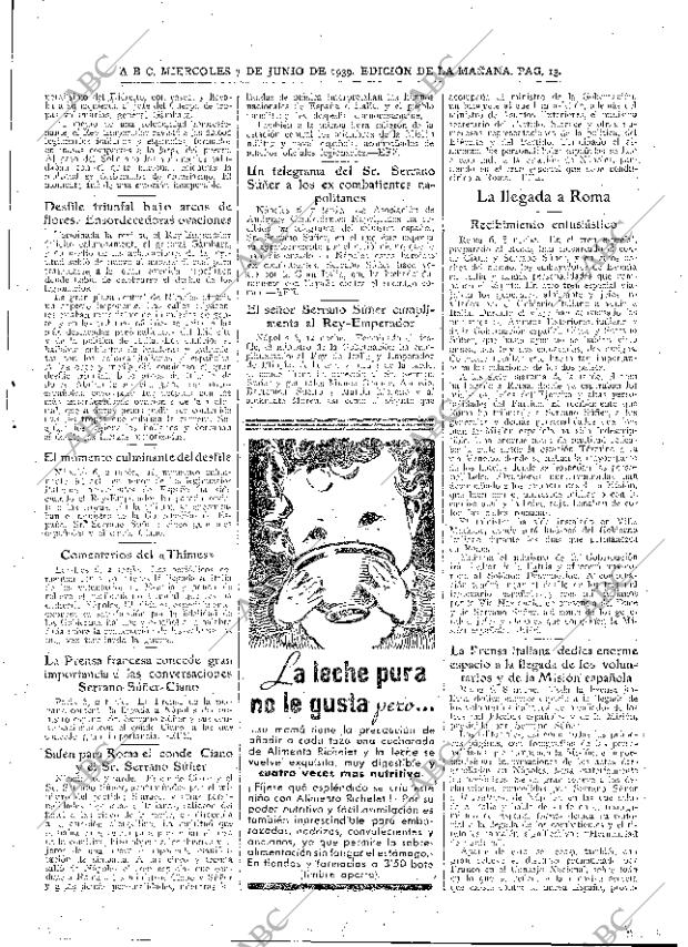 ABC MADRID 07-06-1939 página 13